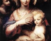 多梅尼科贝卡夫米 - Madonna with the Infant Christ and St John the Baptist